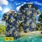 Futebol Clube de Famalicão 3D Hawaiian Shirt and Shorts Vinatge Tree Pattern Beach Shirt For Fans Product Photo 2