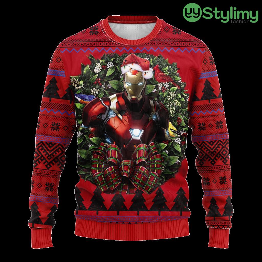 Iron Man Avengers Noel Mc Ugly Christmas Sweater Thanksgiving Gift For Men And Women 3D Printed 4 Iron Man Avengers Noel Mc Ugly Christmas Sweater Thanksgiving Gift For Men And Women 3D Printed Product Photo 1