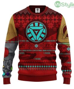 Iron Man Ugly Christmas Sweater For Men And Women 3D Printed Product Photo 1