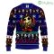 Jack Skellington Halloween Ugly Christmas Sweater Blue For Men And Women 3D Printed Product Photo 2
