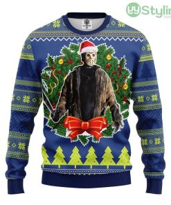 Jason Woorhees Ugly Christmas Sweater For Men And Women 3D Printed Product Photo 1