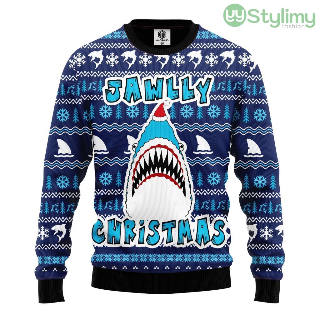 Jaw 3D Ugly Christmas Sweater For Men And Women 3D Printed 4 Jaw 3D Ugly Christmas Sweater For Men And Women 3D Printed Product Photo 1