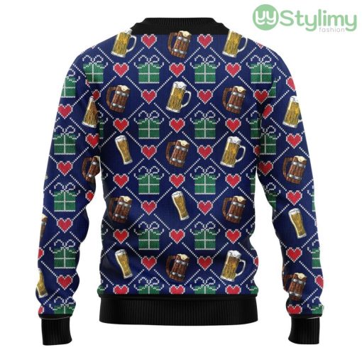 Jingle Beer Ugly Christmas Sweater For Men And Women 3D Printed Product Photo 2