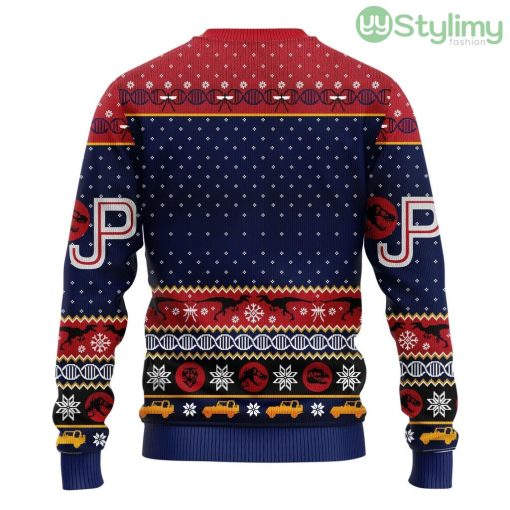 Jurrasic Park Ugly Christmas Sweater For Men And Women 3D Printed Product Photo 2