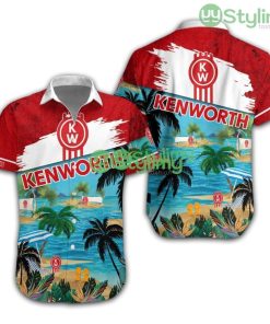 Kenworth Logo Hawaiian Shirt Trending Summer Gift For Cool Fans Beautiful Beach Product Photo 1