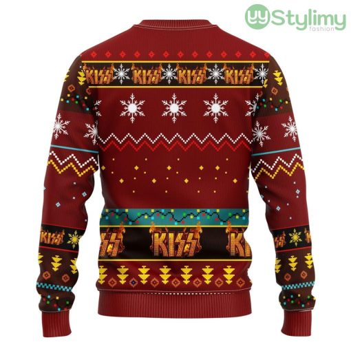Kizz Ugly Christmas Sweater Red For Men And Women 3D Printed Product Photo 2