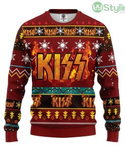 Kizz Ugly Christmas Sweater Red For Men And Women 3D Printed Product Photo 1