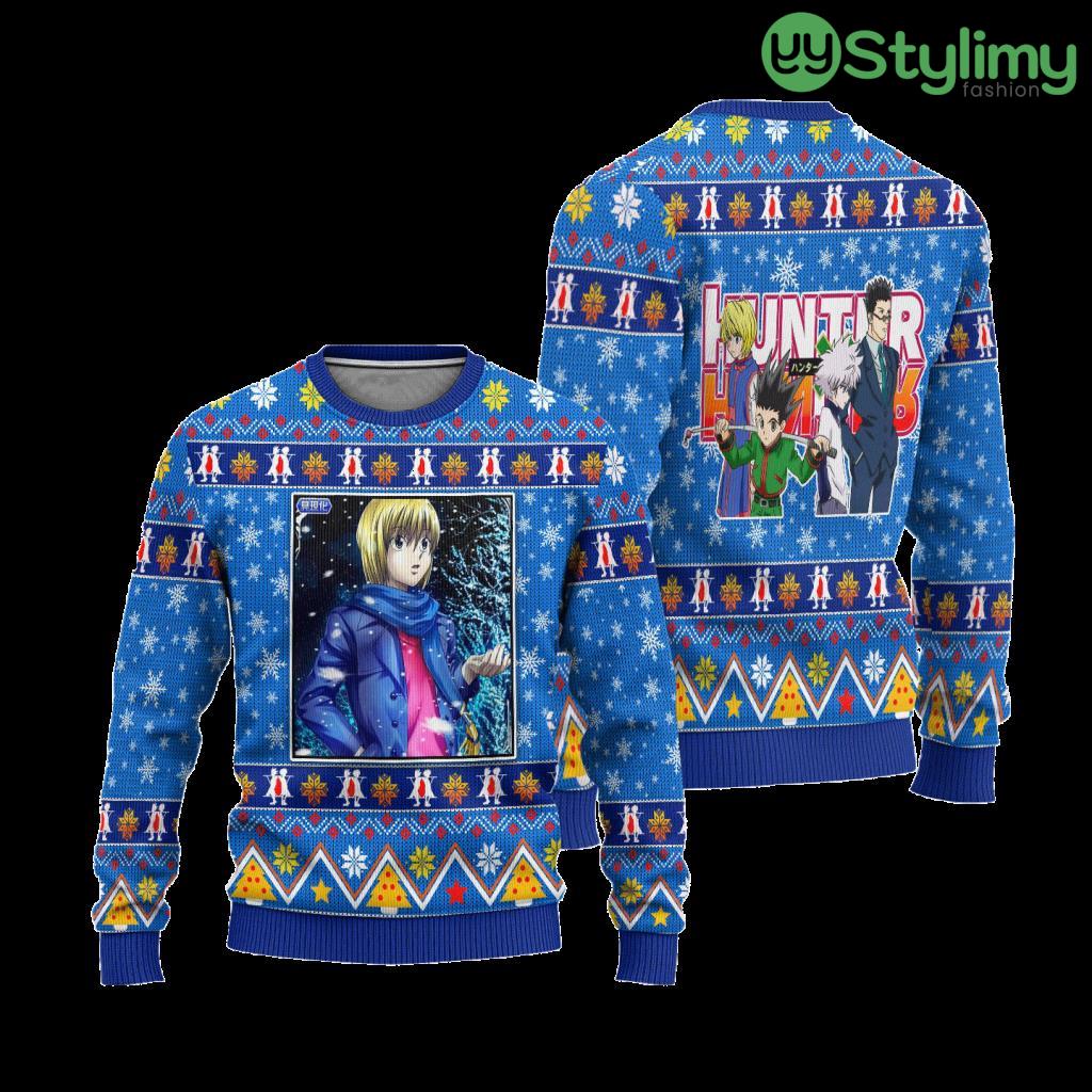 Kurapika Ugly Christmas Sweater Hunter X Hunter Xmas Gift For Men And Women 3D Printed 3 Kurapika Ugly Christmas Sweater Hunter X Hunter Xmas Gift For Men And Women 3D Printed Product Photo 3