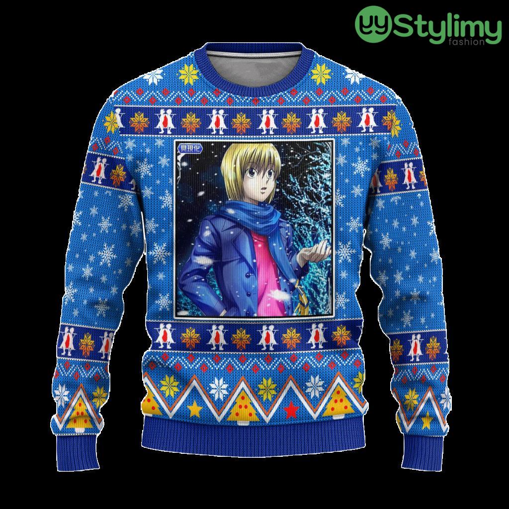 Kurapika Ugly Christmas Sweater Hunter X Hunter Xmas Gift For Men And Women 3D Printed 5 Kurapika Ugly Christmas Sweater Hunter X Hunter Xmas Gift For Men And Women 3D Printed Product Photo 1