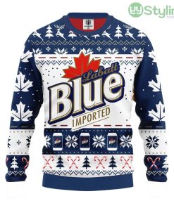 Labatt Blue Ugly Christmas Sweater For Men And Women 3D Printed Product Photo 1