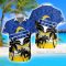 Los Angeles Rams Hawaii Coconut 3D Hawaiian Shirt And Short Beach Gift Product Photo 2