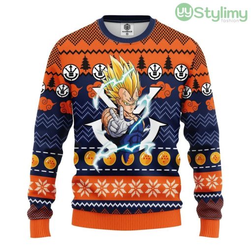 Majin Vegeta Dragon Ball Ugly Christmas Sweater For Men And Women 3D Printed Product Photo 1