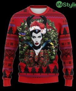 Maleficent Ugly Christmas Sweater Noel Mc Thanksgiving Gift For Men And Women 3D Printed Product Photo 1