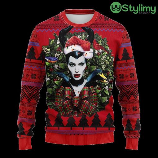Maleficent Ugly Christmas Sweater Noel Mc Thanksgiving Gift For Men And Women 3D Printed Product Photo 1