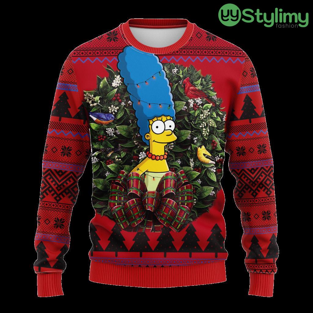 Marge Simpson The Simpsons Noel Mc Ugly Christmas Sweater Thanksgiving Gift For Men And Women 3D Printed 4 Marge Simpson The Simpsons Noel Mc Ugly Christmas Sweater Thanksgiving Gift For Men And Women 3D Printed Product Photo 1