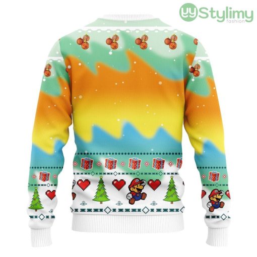 Mario Ugly Christmas Sweater For Men And Women 3D Printed Product Photo 2