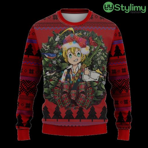 Meliodas Seven Deadly Sins Mc Ugly Christmas Sweater Thanksgiving Gift For Men And Women 3D Printed Product Photo 1