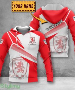 Middlesbrough F.C 3D Printing Hoodie Custom Name For Fans Gift Product Photo 1