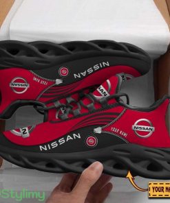 Nissan Running Sneakers Max Soul Shoes Custom Name For Men Women Sport Shoes Product Photo 1