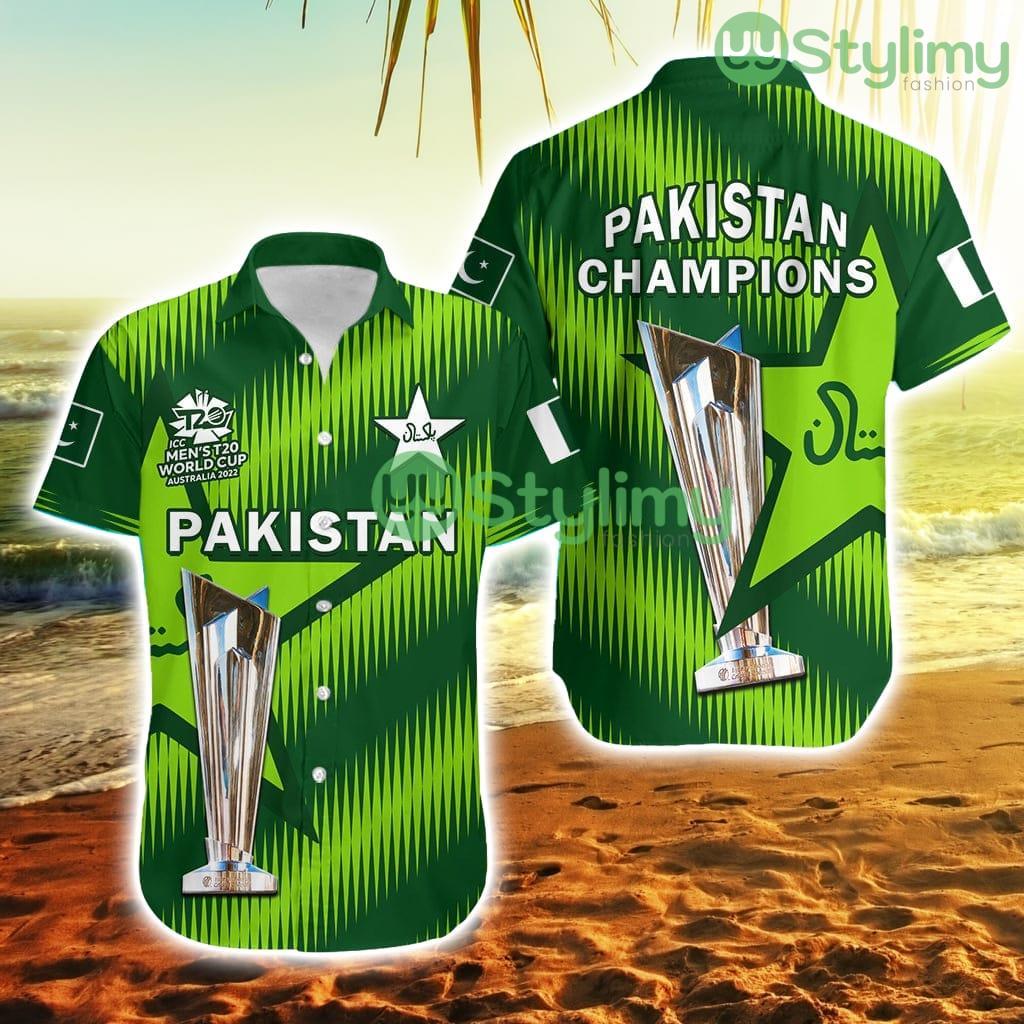 Pakistan Cricket Hawaiian Shirt Champions Mens T20 Wc 2022 Trending Summer 2 Pakistan Cricket Hawaiian Shirt Champions Mens T20 Wc 2022 Trending Summer Product Photo 1
