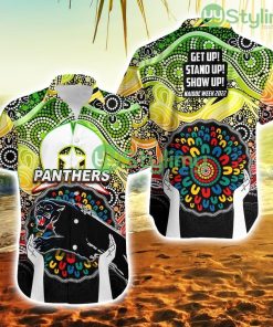 Panthers Rugby Hawaiian Shirt Naidoc Week No.2 Trending Summer Product Photo 1