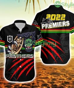 Panthers Rugby Hawaiian Shirt Premiers Black Vibe Trending Summer Product Photo 1
