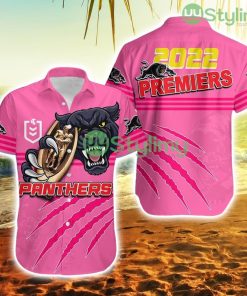 Panthers Rugby Hawaiian Shirt Premiers Pink Vibe Trending Summer Product Photo 1