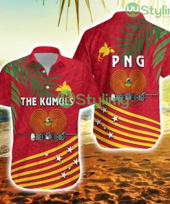 Papua New Guinea Rugby Hawaiian Shirt Coconut Leaves The Kumuls Trending Summer Product Photo 1
