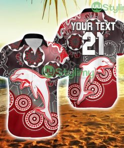Personalised 2023 Redcliffe Dolphins Rugby Hawaiian Shirt Trending Summer Product Photo 1
