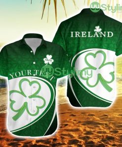 Personalised Ireland Rugby Hawaiian Shirt Celtic And Shamrock Trending Summer Product Photo 1