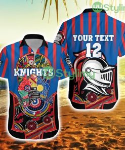 Personalised Knights Hawaiian Shirt Newcastle Naidoc Week Aboriginal Trending Summer Product Photo 1