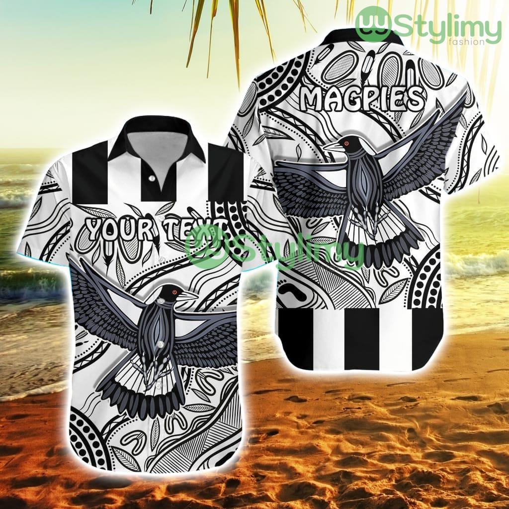 Personalised Magpies Lovers Hawaiian Shirt Collingwood Forever Trending Summer 2 Personalised Magpies Lovers Hawaiian Shirt Collingwood Forever Trending Summer Product Photo 1