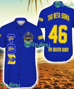 Personalized Tau Beta Sigma Vibrant Hawaiian Shirt For Men And Women Product Photo 1