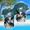 Philadelphia Eagles Hawaii Coconut 3D Hawaiian Shirt And Short Beach Gift Product Photo 2