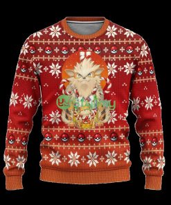 Pokemon Arcanine Ugly Christmas Sweater Xmas Gift For Men And Women 3D Printed Product Photo 1