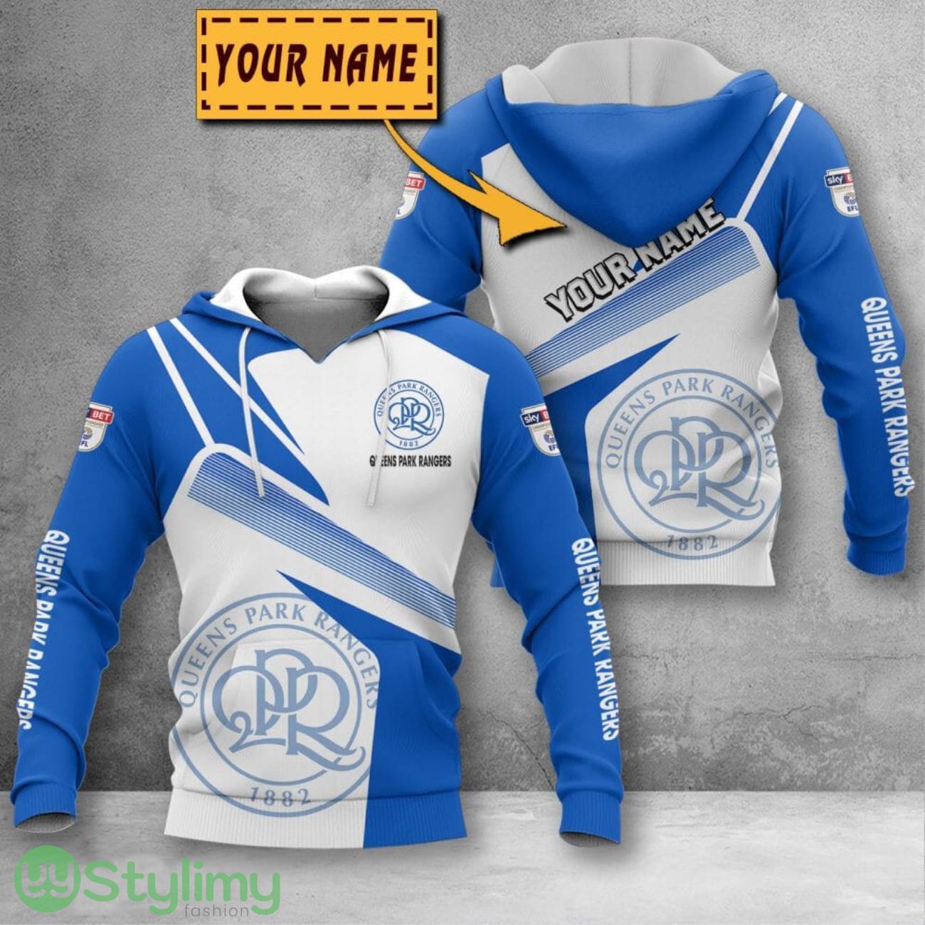 Queens Park Rangers 3D Printing Hoodie Custom Name For Fans Gift 6 Queens Park Rangers 3D Printing Hoodie Custom Name For Fans Gift Product Photo 1