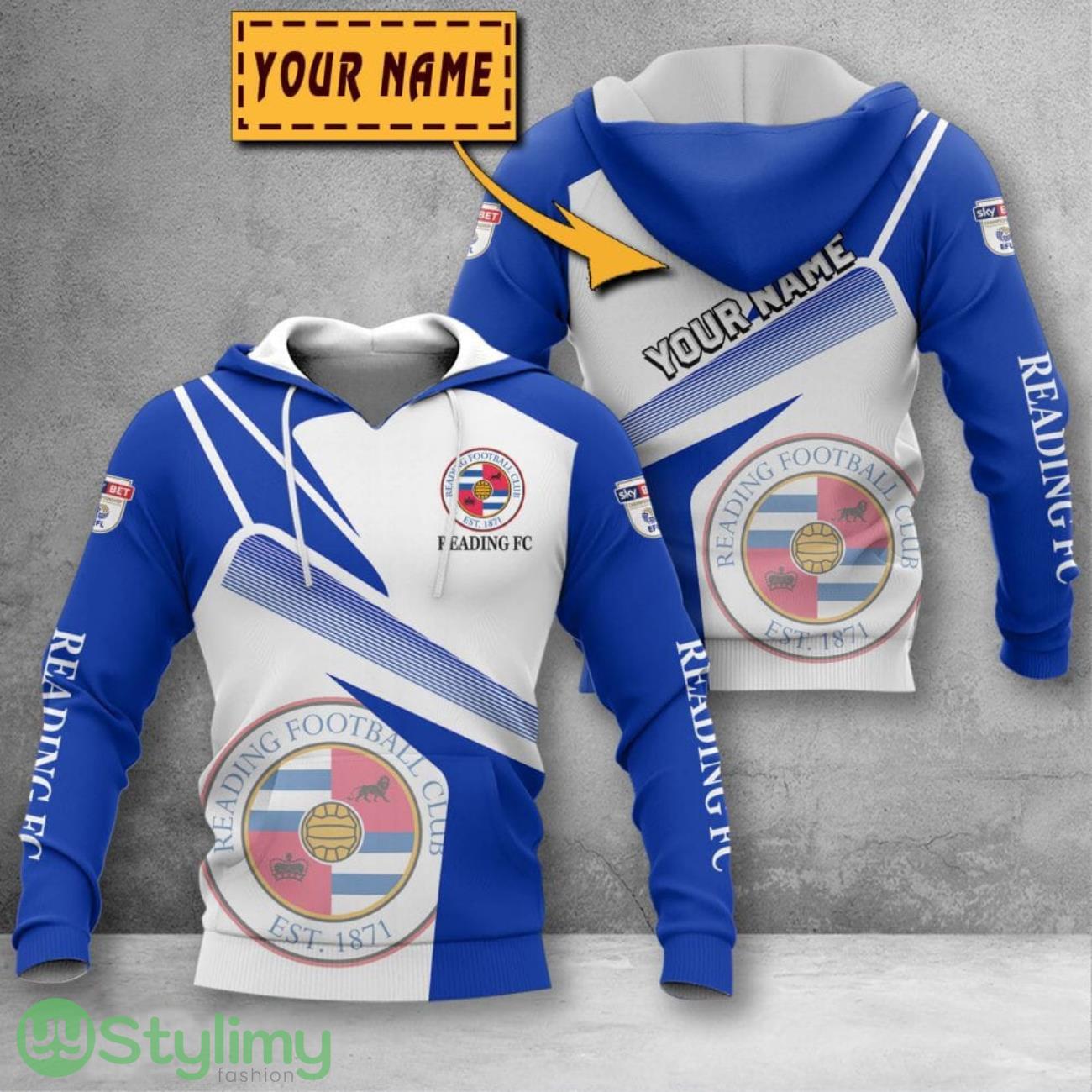 Reading F.C 3D Printing Hoodie Custom Name For Fans Gift 6 Reading F.C 3D Printing Hoodie Custom Name For Fans Gift Product Photo 1