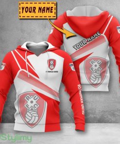 Rotherham United 3D Printing Hoodie Custom Name For Fans Gift Product Photo 1