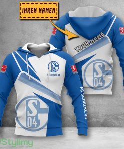 Schalke 04 3D Printing Hoodie Custom Name For Fans Gift Product Photo 1