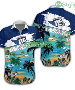Schwenninger Wild Wings Logo Hawaiian Shirt Trending Summer Gift For Cool Fans Beautiful Beach Product Photo 1