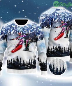 Snowboarding Ugly Christmas Sweater 3D Best Gift Christmas Product Photo 1