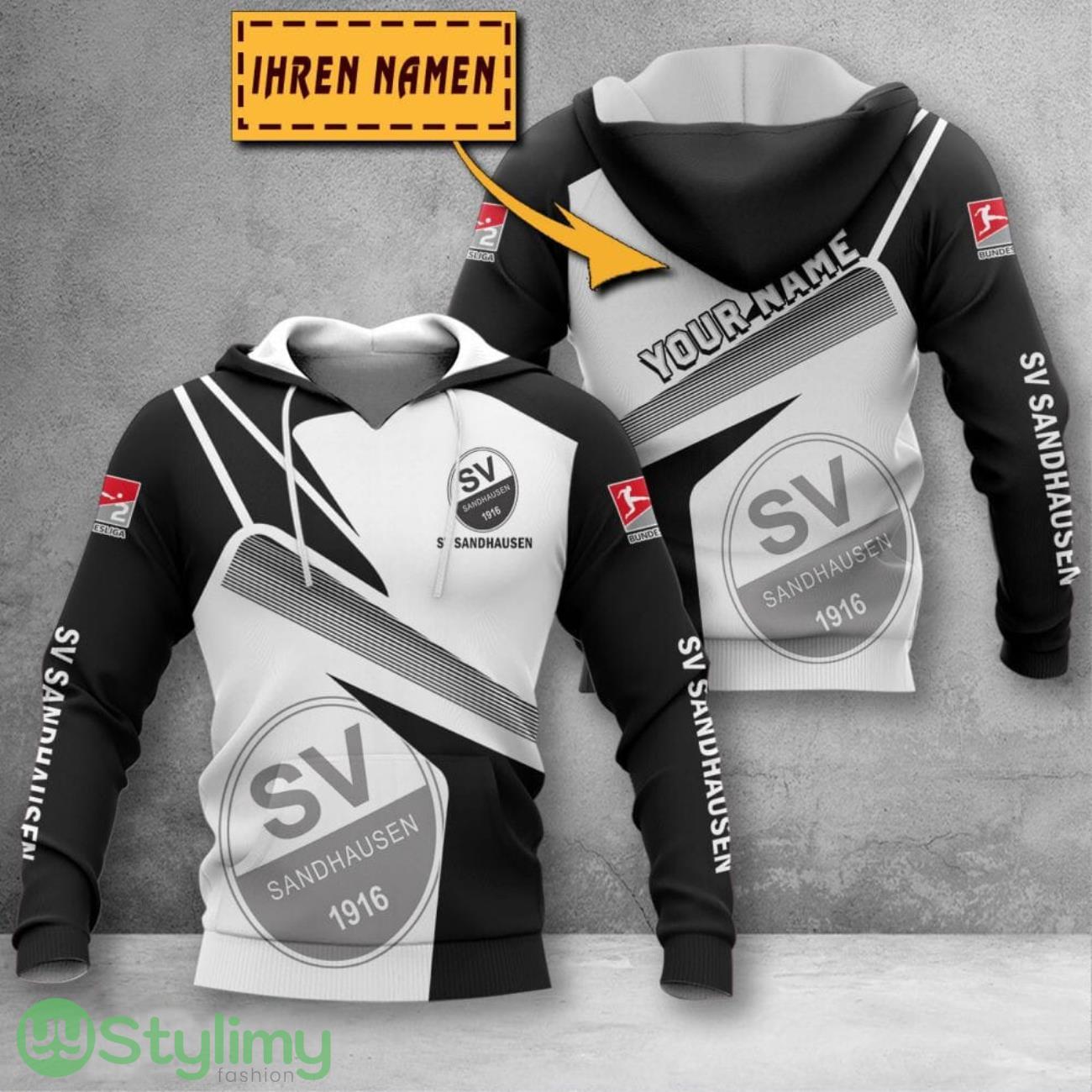 SV Sandhausen 3D Printing Hoodie Custom Name For Fans Gift 6 SV Sandhausen 3D Printing Hoodie Custom Name For Fans Gift Product Photo 1