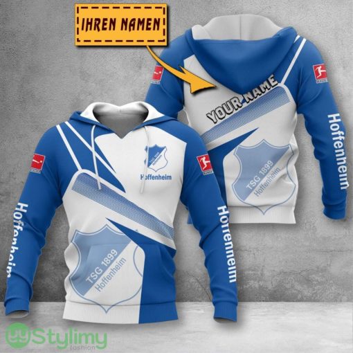 TSG Hoffenheim 3D Printing Hoodie Custom Name For Fans Gift Product Photo 1