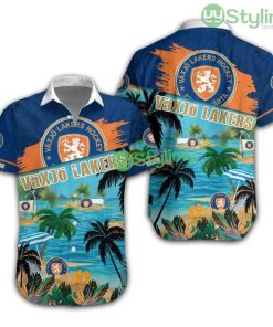 Vaxjo Lakers Logo Hawaiian Shirt Trending Summer Gift For Cool Fans Beautiful Beach Product Photo 1