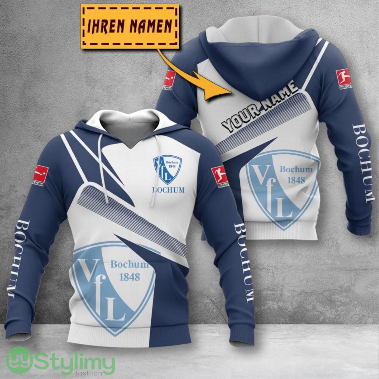 VfL Bochum 3D Printing Hoodie Custom Name For Fans Gift 6 VfL Bochum 3D Printing Hoodie Custom Name For Fans Gift Product Photo 1