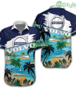 Volvo Logo Hawaiian Shirt Trending Summer Gift For Cool Fans Beautiful Beach Product Photo 1