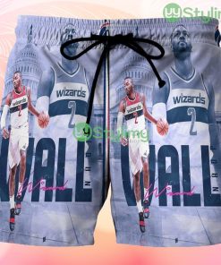 Washington Wizards John Wall16 Beach Hawaiian Shorts For Men Trending Summer Product Photo 1