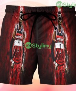 Washington Wizards John Wall17 Beach Hawaiian Shorts For Men Trending Summer Product Photo 1