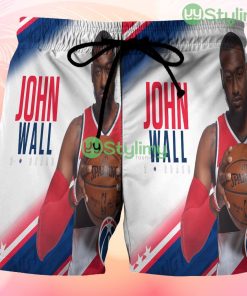 Washington Wizards John Wall5 Beach Hawaiian Shorts For Men Trending Summer Product Photo 1