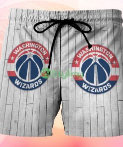 Washington Wizards White Wood Beach Hawaiian Shorts For Men Trending Summer Product Photo 1
